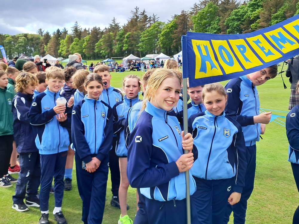 Gordonstoun Highland Games 2025 winners Hopeman Primary School